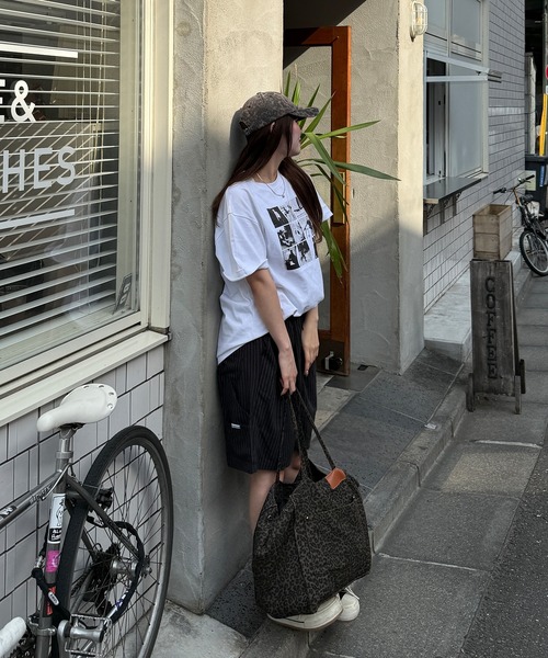 napinna maison(ナピナメゾン)の「【napinna maison×HIINA】オーバープリントTシャツ(Tシャツ/カットソー・レディース・ホワイト系2/ホワイト系1/ブラック系1・L/M)」の18枚目の写真