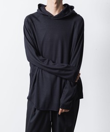 アタッチメント パーカー黒（Attachment） ATTACHMENT(アタッチメント)】 CO/PE DOUBLE KNIT ZIP UP HOODIE