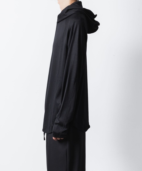 ATTACHMENT(アタッチメント)の「1/60 ウールスムース フーデッドプルオーバー / 1/60 WOOL SMOOTH HOODED PULLOVER(パーカー・メンズ・ネイビー/ブラック/キャメル・1/3/2)」の15枚目の写真