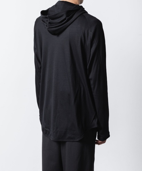 ATTACHMENT(アタッチメント)の「1/60 ウールスムース フーデッドプルオーバー / 1/60 WOOL SMOOTH HOODED PULLOVER(パーカー・メンズ・ネイビー/ブラック/キャメル・1/3/2)」の16枚目の写真