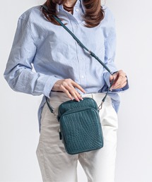 BELLIES YORK（ベリーズヨーク）の「【BELLIES YORK】クロコダイル×牛革　ショルダーバッグ ポーチ ポシェット（ショルダーバッグ）」