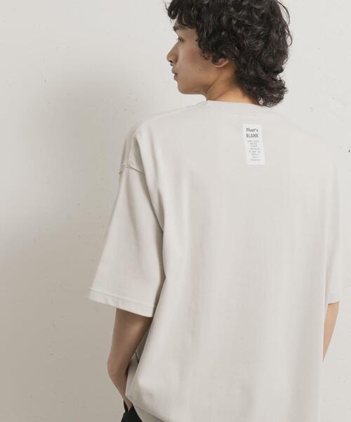THE GOODLAND MARKET（ザグッドランドマーケット）の「That’s　The Tee BLANK（Tシャツ/カットソー・メンズ・ライトグレー/ブラック・MEDIUM/LARGE）」の4枚目の写真
