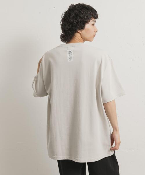 THE GOODLAND MARKET（ザグッドランドマーケット）の「That’s　The Tee BLANK（Tシャツ/カットソー・メンズ・ライトグレー/ブラック・MEDIUM/LARGE）」の6枚目の写真