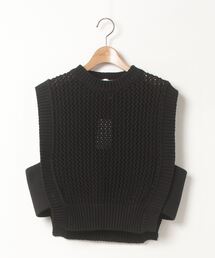 処分！【美品！】HYKEハイク　ストライプデザイン ニットベスト HYKE NORDIC FRINGE SWEATER VEST – COLDBECK ONLINE
