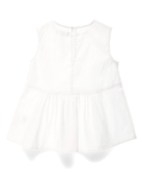 EDWIN（エドウィン）の「【Ou? by EDWIN】ノースリーブブラウス（シャツ/ブラウス・キッズ・サックスブルー/オフホワイト・90/120/110/100/130/140/150）」の5枚目の写真