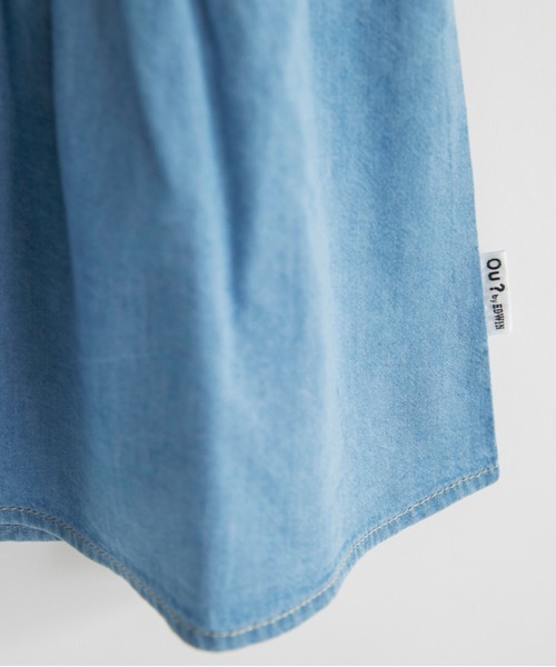 EDWIN（エドウィン）の「【Ou? by EDWIN】ノースリーブブラウス（シャツ/ブラウス・キッズ・サックスブルー/オフホワイト・90/120/110/100/130/140/150）」の17枚目の写真