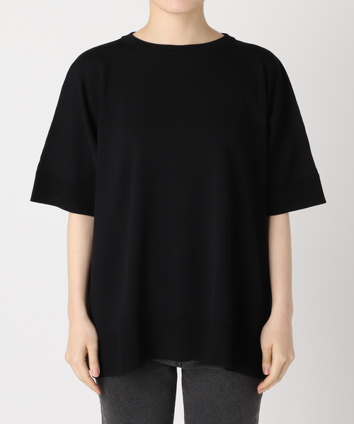 JOURNAL STANDARD relume（ジャーナルスタンダード　レリューム）の「《追加3》接触冷感 / ウォッシャブルクールポンチョプルオーバー（ニット/セーター・レディース・ブラウン/レッド/ブラック/ライトグレー・FREE）」の21枚目の写真