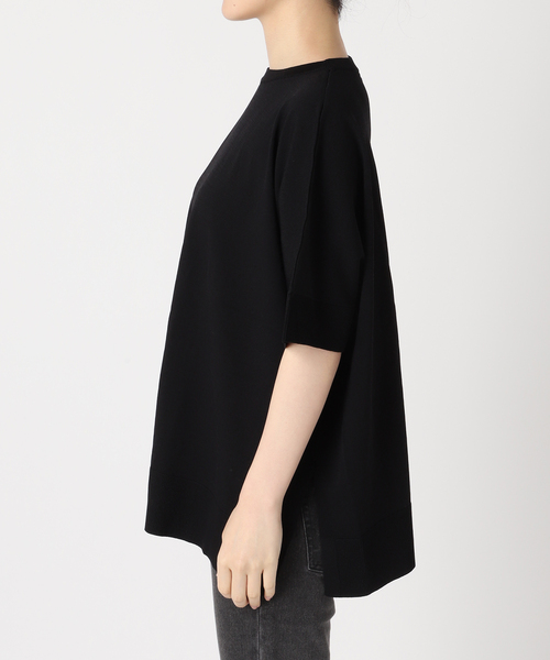 JOURNAL STANDARD relume（ジャーナルスタンダード　レリューム）の「《追加3》接触冷感 / ウォッシャブルクールポンチョプルオーバー（ニット/セーター・レディース・ブラウン/レッド/ブラック/ライトグレー・FREE）」の22枚目の写真