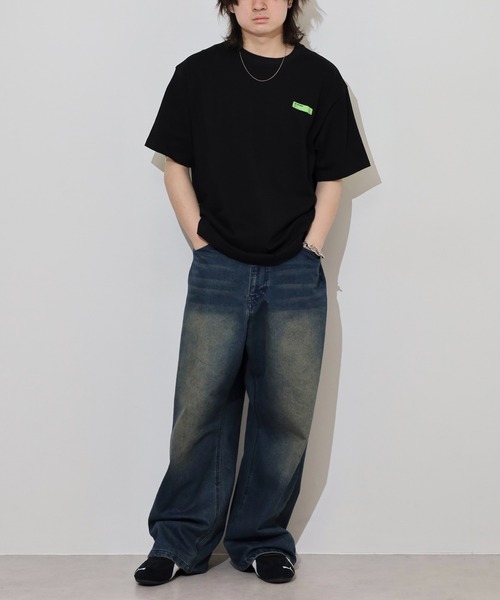 FUNALIVE（ファンアライブ）の「ユニセックス バックNXライン入りTシャツ（Tシャツ/カットソー・メンズ・ブラック/ホワイト・L/M）」の13枚目の写真