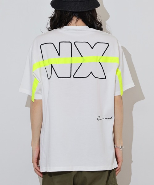 FUNALIVE（ファンアライブ）の「ユニセックス バックNXライン入りTシャツ（Tシャツ/カットソー・メンズ・ブラック/ホワイト・L/M）」の17枚目の写真