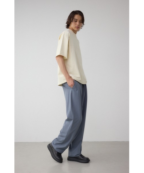 AZUL by moussy(アズールバイマウジー)の「切り替えデザインドローコードトップス(Tシャツ/カットソー・メンズ・ダークブラウン/オフホワイト/ブラック/ダークグレー・MEDIUM/LARGE)」の7枚目の写真