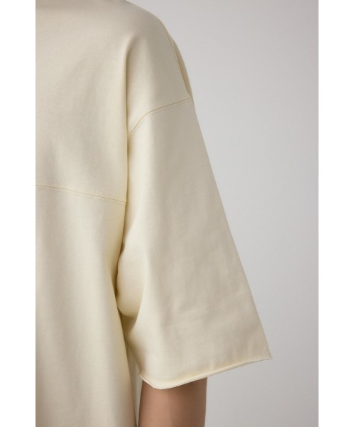 AZUL by moussy(アズールバイマウジー)の「切り替えデザインドローコードトップス(Tシャツ/カットソー・メンズ・ダークブラウン/オフホワイト/ブラック/ダークグレー・MEDIUM/LARGE)」の12枚目の写真