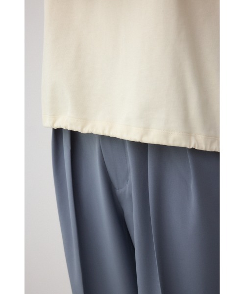 AZUL by moussy(アズールバイマウジー)の「切り替えデザインドローコードトップス(Tシャツ/カットソー・メンズ・ダークブラウン/オフホワイト/ブラック/ダークグレー・MEDIUM/LARGE)」の13枚目の写真