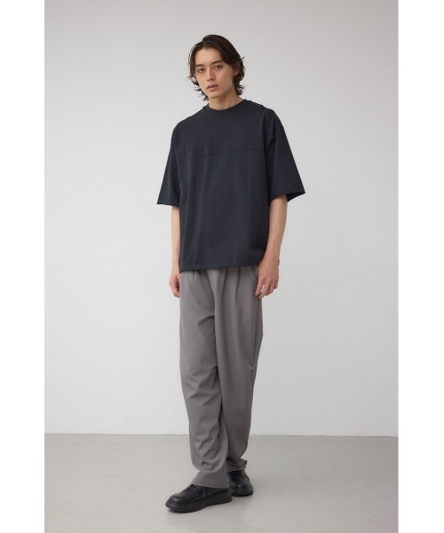 AZUL by moussy(アズールバイマウジー)の「切り替えデザインドローコードトップス(Tシャツ/カットソー・メンズ・ダークブラウン/オフホワイト/ブラック/ダークグレー・MEDIUM/LARGE)」の18枚目の写真