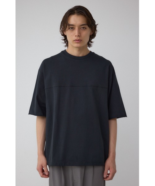 AZUL by moussy(アズールバイマウジー)の「切り替えデザインドローコードトップス(Tシャツ/カットソー・メンズ・ダークブラウン/オフホワイト/ブラック/ダークグレー・MEDIUM/LARGE)」の19枚目の写真