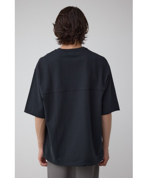 AZUL by moussy(アズールバイマウジー)の「切り替えデザインドローコードトップス(Tシャツ/カットソー・メンズ・ダークブラウン/オフホワイト/ブラック/ダークグレー・MEDIUM/LARGE)」の21枚目の写真