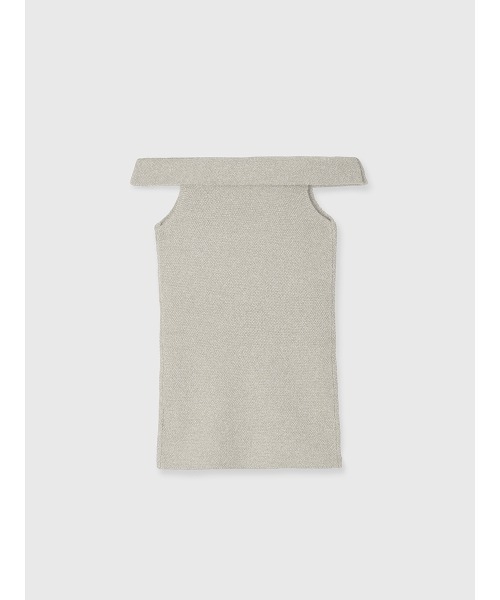 anuans（アニュアンス）の「ラメオフショルダーニットトップス（シャツ/ブラウス・レディース・ブラック/ホワイト系その他4/ベージュ・FREE）」の13枚目の写真