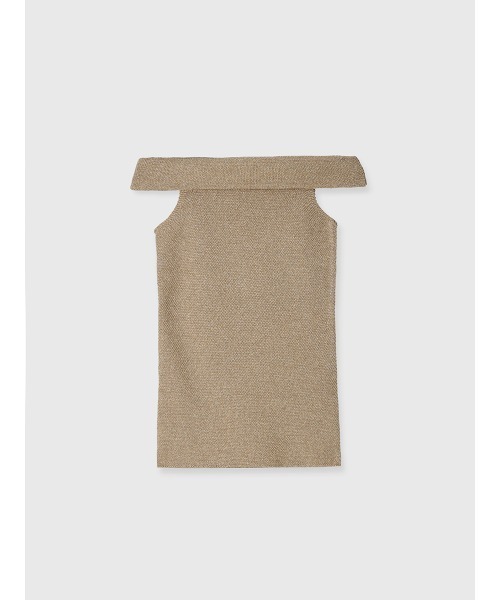 セール】ラメオフショルダーニットトップス（シャツ/ブラウス