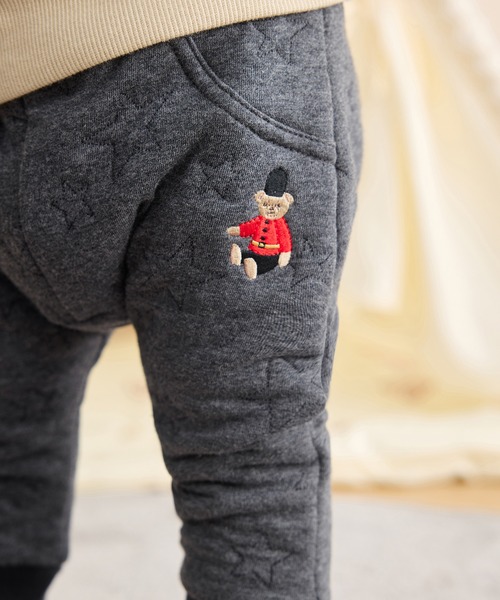 combimini（コンビミニ）の「あったかニットキルトラップパンツ（星）（その他パンツ・キッズ・ダークグレー・70/80）」の6枚目の写真