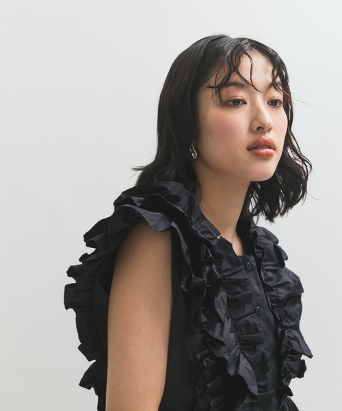 ペタルフリルブラウス（シャツ/ブラウス）｜ADAM ET ROPE