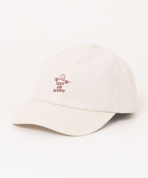 THRASHER（スラッシャー）の「THRASHER/スラッシャー キッズ キャップ GONZ SAD 6P CAP K-THR-C05K（キャップ・キッズ・ブラック/アイボリー/ベージュ・YOUTH）」の3枚目の写真
