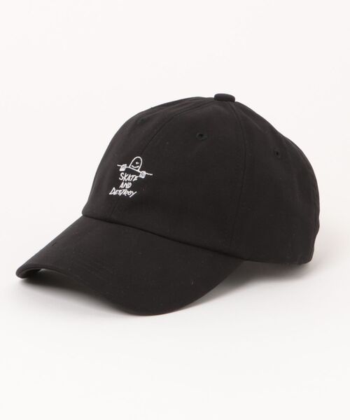 THRASHER（スラッシャー）の「THRASHER/スラッシャー キッズ キャップ GONZ SAD 6P CAP K-THR-C05K（キャップ・キッズ・ブラック/アイボリー/ベージュ・YOUTH）」の2枚目の写真