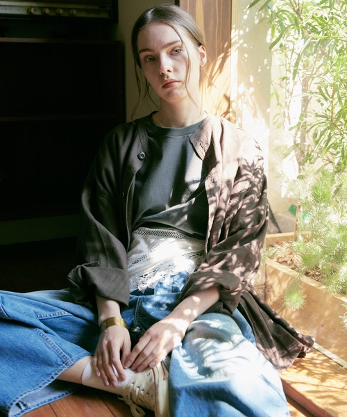 RNA-N（アールエヌエーエヌ）の「E5139 バテンレーススカーフ（ストール/ショール・レディース・オフホワイト/ブラック・FREE）」の17枚目の写真