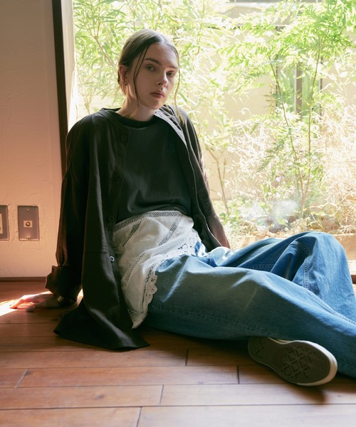 RNA-N（アールエヌエーエヌ）の「E5139 バテンレーススカーフ（ストール/ショール・レディース・オフホワイト/ブラック・FREE）」の18枚目の写真