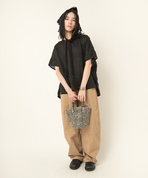 RNA-N（アールエヌエーエヌ）の「E5139 バテンレーススカーフ（ストール/ショール・レディース・オフホワイト/ブラック・FREE）」の15枚目の写真