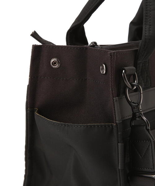 AVIREX（アヴィレックス）の「MILITARY MINI TOTE BAG / スモールトート / AVIREX / アヴィレックス（トートバッグ・レディース・ブラック/オリーブ系・F）」の8枚目の写真