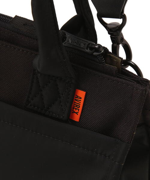 AVIREX（アヴィレックス）の「MILITARY MINI TOTE BAG / スモールトート / AVIREX / アヴィレックス（トートバッグ・レディース・ブラック/オリーブ系・F）」の11枚目の写真