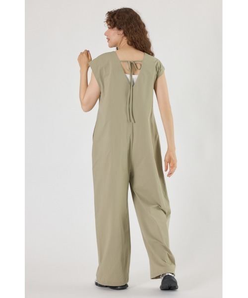 RODEO CROWNS WIDE BOWL(ロデオクラウンズワイドボウル)の「(OP)ラッシュガード サロペット(つなぎ/オールインワン・レディース・ライトカーキ/ブラック・FREE)」の14枚目の写真