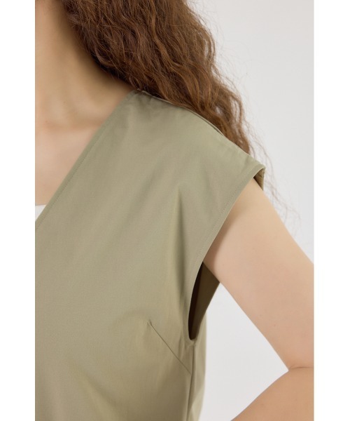 RODEO CROWNS WIDE BOWL(ロデオクラウンズワイドボウル)の「(OP)ラッシュガード サロペット(つなぎ/オールインワン・レディース・ライトカーキ/ブラック・FREE)」の7枚目の写真