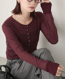 シアーテレコヘンリーネックプルオーバー