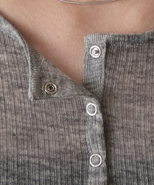 BONLECILL（ボンルシール）の「シアーテレコヘンリーネックプル