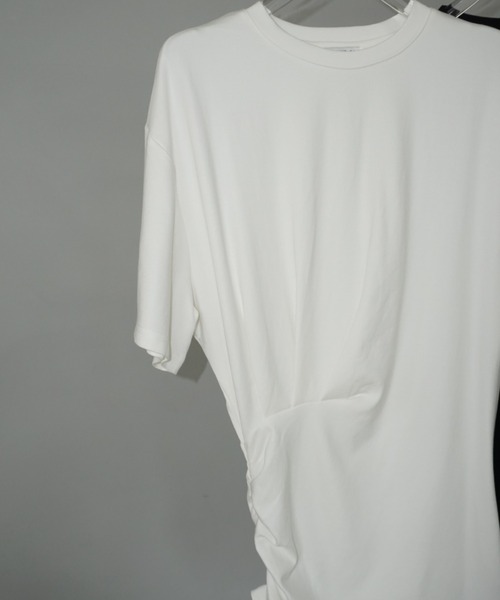 LONSLAN】ツイストヘムTシャツ LONW25s062（Tシャツ/カットソー