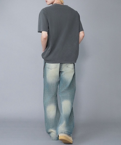 SPINNS（スピンズ）の「ヴィンテージ加工ストレートデニムパンツ/古着風（デニムパンツ・メンズ・ブルー・L/M）」の7枚目の写真