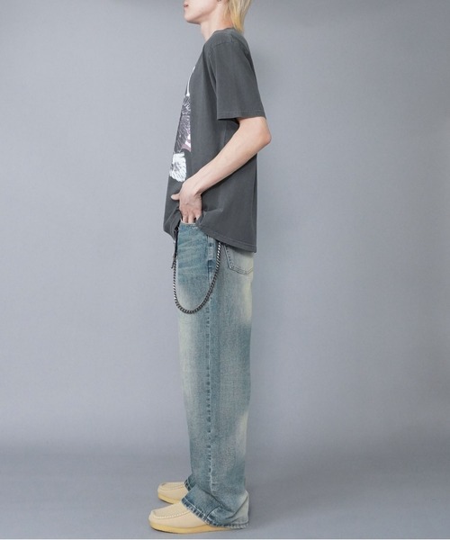 SPINNS（スピンズ）の「ヴィンテージ加工ストレートデニムパンツ/古着風（デニムパンツ・メンズ・ブルー・L/M）」の12枚目の写真