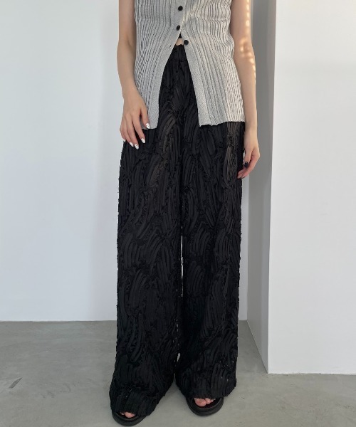 AIC.(エーアイシー)の「チュールレースイージーパンツ/セットアップ可能(その他パンツ・レディース・オフホワイト/ブラック・FREE)」の20枚目の写真