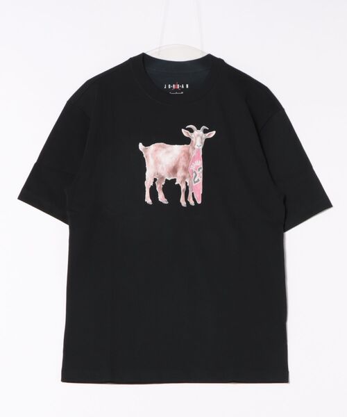 売れ筋商品|||ジョーダン Tシャツ レディース トップス TEE CORE - Basic T-shirt - black/white Womens Jordan Black Tops and T-Shirts. Nike JP