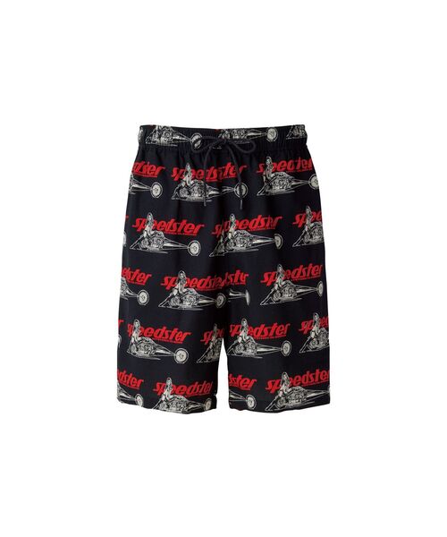HYSTERIC GLAMOUR(ヒステリックグラマー)の「SPEEDSTER REMIX柄 イージーショーツ(その他パンツ・メンズ・イエロー系その他/ブラック系その他・LARGE/MEDIUM/SMALL)」の2枚目の写真