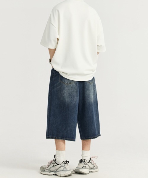 NOWLE（ノウル）の「【NOWLE】ヴィンテージウォッシュ ワイド バギー デニムパンツ（デニムパンツ・メンズ・ワンウォッシュ/ダークインディゴブルー/インディゴブルー・LARGE/MEDIUM/X-LARGE/SMALL）」の6枚目の写真