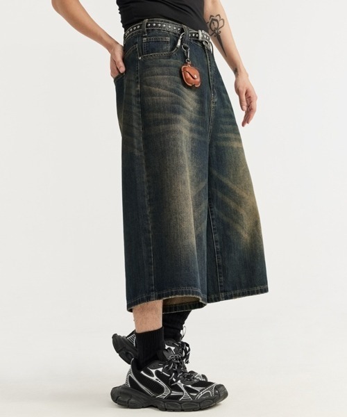 NOWLE（ノウル）の「【NOWLE】ヴィンテージウォッシュ ワイド バギー デニムパンツ（デニムパンツ・メンズ・ワンウォッシュ/ダークインディゴブルー/インディゴブルー・LARGE/MEDIUM/X-LARGE/SMALL）」の16枚目の写真