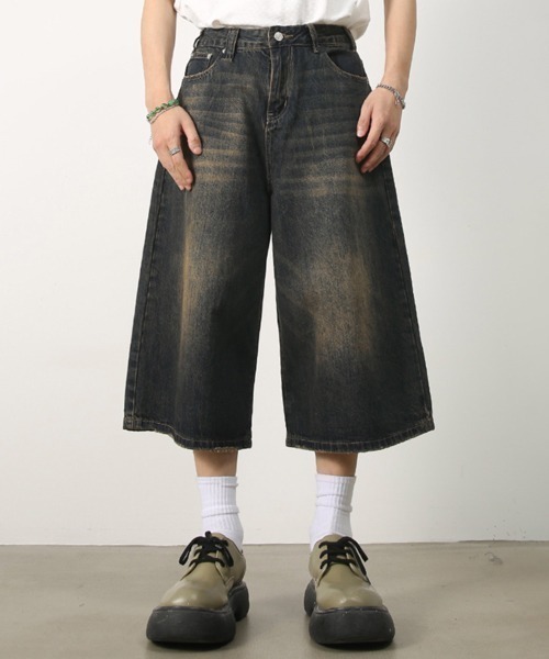 NOWLE（ノウル）の「【NOWLE】ヴィンテージウォッシュ ワイド バギー デニムパンツ（デニムパンツ・メンズ・ワンウォッシュ/ダークインディゴブルー/インディゴブルー・LARGE/MEDIUM/X-LARGE/SMALL）」の19枚目の写真