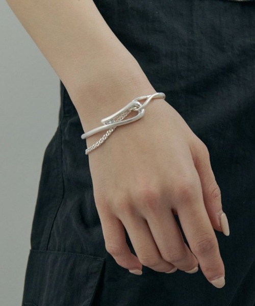 GOLDY（ゴールディ）の「【GOLDY】アレルギー対応　ミックスチェーンブレスレット　4240202（ブレスレット・レディース・ゴールド/シルバー/ゴールド系その他2/シルバー系1・FREE）」の9枚目の写真