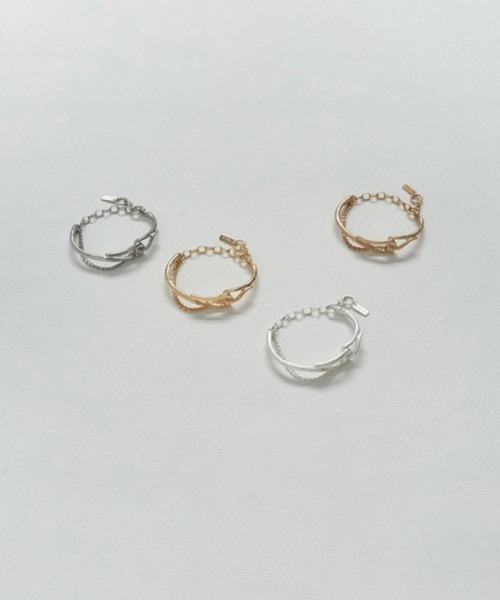 GOLDY（ゴールディ）の「【GOLDY】アレルギー対応　ミックスチェーンブレスレット　4240202（ブレスレット・レディース・ゴールド/シルバー/ゴールド系その他2/シルバー系1・FREE）」の5枚目の写真