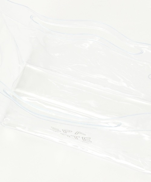 LAKOLE(ラコレ)の「【トラベル・レジャーにも】CLEARMESHスパバッグセット / 492348(トラベルグッズ・レディース・ブラック/ホワイト・FREE)」の5枚目の写真