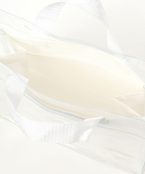 LAKOLE(ラコレ)の「【トラベル・レジャーにも】CLEARMESHスパバッグセット / 492348(トラベルグッズ・レディース・ブラック/ホワイト・FREE)」の8枚目の写真