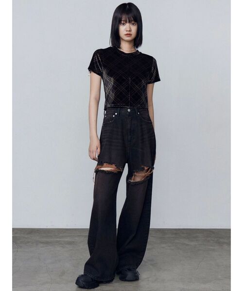 EMODA（エモダ）の「プランプソールスニーカー（スニーカー・レディース・グレー/ブラック・SMALL/MEDIUM/LARGE）」の4枚目の写真