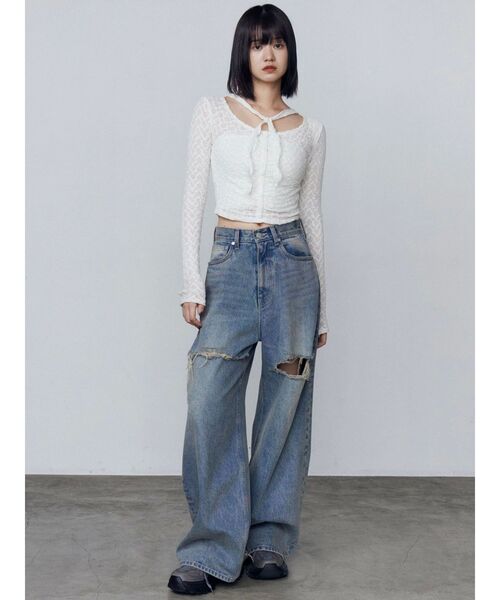 EMODA（エモダ）の「プランプソールスニーカー（スニーカー・レディース・グレー/ブラック・SMALL/MEDIUM/LARGE）」の7枚目の写真